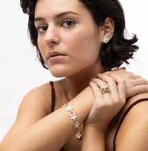 Load image into Gallery viewer, Ruta Flower Adjustable Ring Stainless Steel