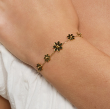 Load image into Gallery viewer, Fay Flower Chain Bracelet Stainless Steel