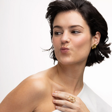 Load image into Gallery viewer, Mabel Flower Stud Earrings Stainless Steel