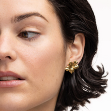 Load image into Gallery viewer, Mabel Flower Stud Earrings Stainless Steel