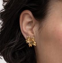 Load image into Gallery viewer, Mabel Flower Stud Earrings Stainless Steel