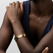 Load image into Gallery viewer, Fiona Crystal Bangle Bracelet Stainless Steel