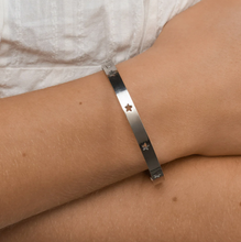 Load image into Gallery viewer, Leia Star Bangle Bracelet Stainless Steel