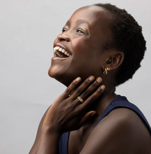 Load image into Gallery viewer, Lyn Duo Hoop Gold and Silver Earrings Stainless Steel