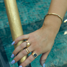 Load image into Gallery viewer, Tia Bamboo Bangle Bracelet Stainless Steel