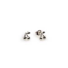 Load image into Gallery viewer, Amour Cherry Stud Earrings Stainless Steel