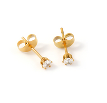 Load image into Gallery viewer, Anais Crystal Stud Earrings Stainless Steel