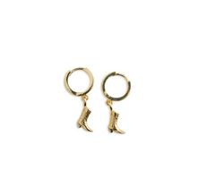 Load image into Gallery viewer, Wendy Cowboy Boot Hoop Earrings