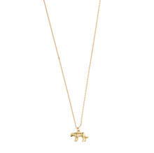 Load image into Gallery viewer, Quinn Leopard Charm Dangling Necklace