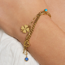 Load image into Gallery viewer, Edeline Multi Charm Bracelet Stainless Steel