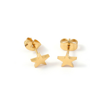 Load image into Gallery viewer, Grace Star Mini Stud Earrings Stainless Steel
