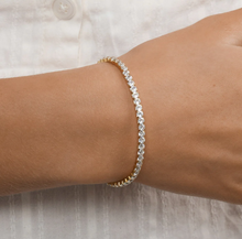 Load image into Gallery viewer, Sunny Crystal Tennis Bracelet Stainless Steel