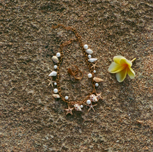 Load image into Gallery viewer, Penny Seashell Adjustable Ring Stainless Steel