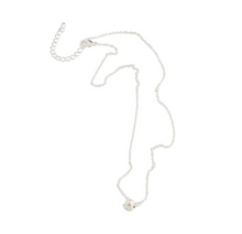 Load image into Gallery viewer, Essie Small Pearl Dangling Necklace