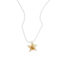 Load image into Gallery viewer, Sarafina Glass Starfish Necklace Stainless Steel