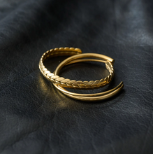 Load image into Gallery viewer, Silje Braid Bangle Bracelet Stainless Steel