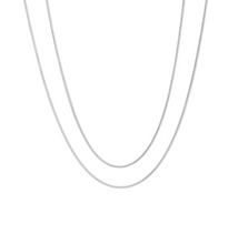 Load image into Gallery viewer, Silvia Double Snake Chain Necklace Stainless Steel