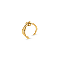 Load image into Gallery viewer, Poppy Knot Ring Stainless Steel