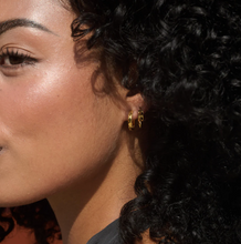 Load image into Gallery viewer, Elda Spike Hoop Earrings - Stainless steel