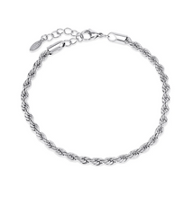 Load image into Gallery viewer, Gustav Rope Chain Bracelet Stainless Steel