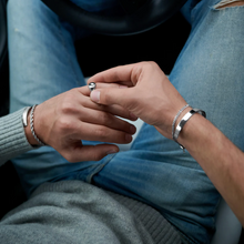 Load image into Gallery viewer, Gustav Rope Chain Bracelet Stainless Steel