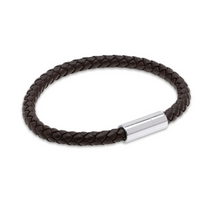 Load image into Gallery viewer, Oliver Leather Bracelet Stainless Steel