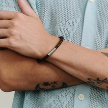 Load image into Gallery viewer, Oliver Leather Bracelet Stainless Steel