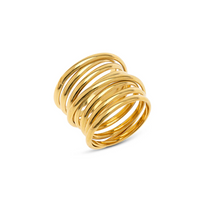 Load image into Gallery viewer, Kylie Multi Layered Ring Stainless Steel