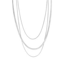 Load image into Gallery viewer, Matilde Triple Chain Necklace Stainless Steel