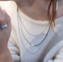 Load image into Gallery viewer, Matilde Triple Chain Necklace Stainless Steel