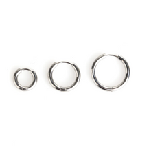 Load image into Gallery viewer, Hollie Hoop Earrings 13MM Stainless Steel