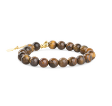 Load image into Gallery viewer, Birgit Tiger Eye Bracelet Stainless Steel