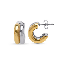 Load image into Gallery viewer, Vendela Duo Stud Earrings Stainless Steel