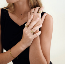 Load image into Gallery viewer, Jenna Pearl Ring Stainless Steel