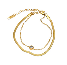 Load image into Gallery viewer, Solvej Duo Chain Bracelet