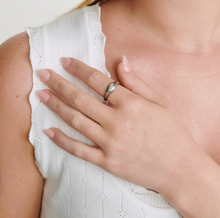 Load image into Gallery viewer, Eline Crystal Ring Stainless Steel