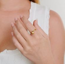 Load image into Gallery viewer, Iselin Heart Ring Stainless Steel