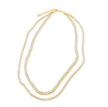 Load image into Gallery viewer, Melina Crystal Necklace Stainless Steel