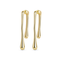 Load image into Gallery viewer, Corinne Drop Bar Earrings Stainless Steel