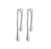 Load image into Gallery viewer, Corinne Drop Bar Earrings Stainless Steel