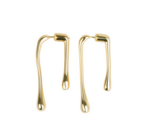 Load image into Gallery viewer, Corinne Drop Bar Earrings Stainless Steel
