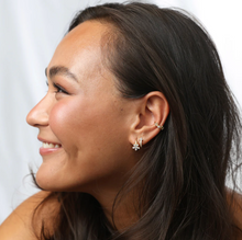Load image into Gallery viewer, Georgie Flower Ear Cuff Stainless Steel