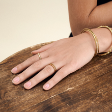 Load image into Gallery viewer, Melissa Duo Crystal Ring Stainless Steel
