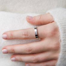 Load image into Gallery viewer, Emelyn Crystal Ring Stainless Steel