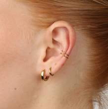 Load image into Gallery viewer, Adela Sleek Hoop Earrings Stainless Steel