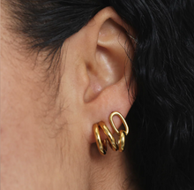 Load image into Gallery viewer, Heylin Double Hoop Earrings Stainless Steel