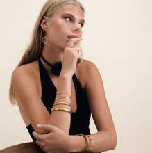 Load image into Gallery viewer, Tiril Circle Chain Earrings Stainless Steel