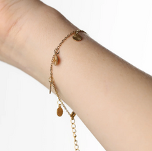Load image into Gallery viewer, Liv Coin Charm Bracelet Stainless Steel
