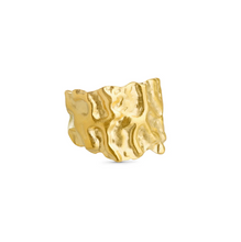 Load image into Gallery viewer, Majlis Hammered Ring Stainless Steel