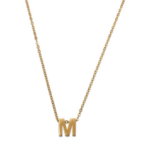 Load image into Gallery viewer, Viola Letter Necklace GOLD Stainless Steel